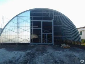 фото Строительство металлического ангара 18х120м