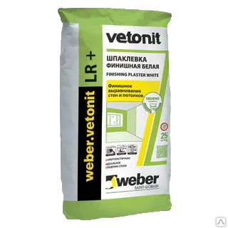 Фото №0 Шпаклевка WEBER-Vetonit LR+