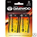 фото Элемент питания LR20 DAEWOO ENERGY Alkaline BL-2