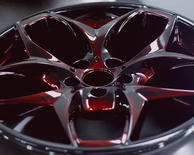 фото Порошковая окраска дисков авто- цвета по каталогу RAL