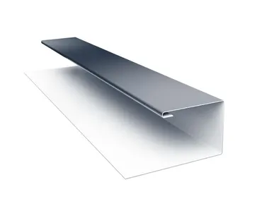 фото Планка П-образная (Блок-хаус, Экобрус) Grand Line 0,5 Quarzit с пленкой RAL 7024 мокрый асфальт