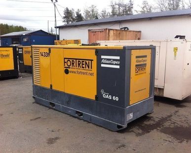 фото Аренда дизель генератора Atlas Copco QAS 60