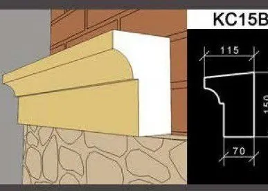 фото Цокольный карниз KC15B