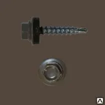 Фото №0 СвФС Саморез кровельный Ral-8014 Zp 4,8х51 (250шт)