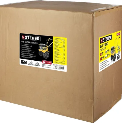 Фото №8 Мотоблок бензиновый Steher GT-300, 7 л.с, захват 85 см, скорости 2/1, шестеренчато-цепной редуктор