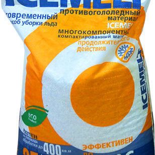 фото Противогололедный материал АЙСМЕЛТ (ICEMELT) (ХКНМ), t° до 25 °C