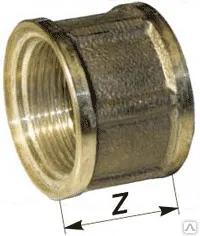 Фото №0 Муфта Вн.резьб. для труб Твэл-Пэкс М32 1 1/4"