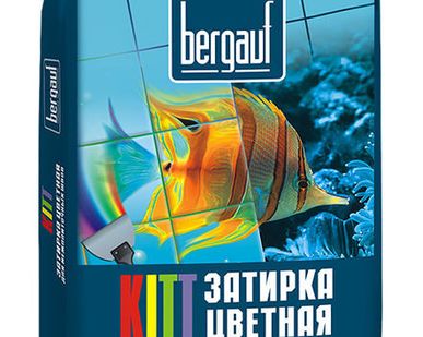 фото Затирка Bergauf Kitt черная / графит 2кг Bergauf