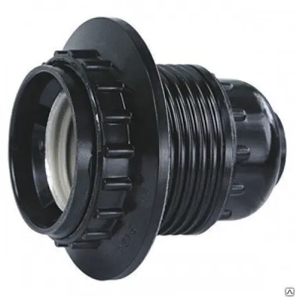 Фото №0 Патрон Е27Н12РП-01 Е27 карболитовый с прижимным кольцом ASD