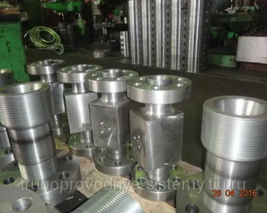 фото Тройник-вставка с фланцами Ду 150х6 ГОСТ 22805-83 Ру до 100 МПа Ипс. 1,2,3,4