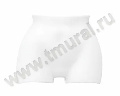 фото Бедра - навесная форма, белый пластик, без крючка, М-217