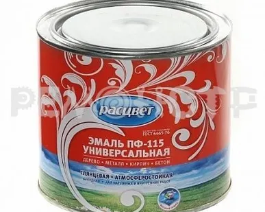 фото Эмаль РАСЦВЕТ ТЗ ПФ-115 1,9кг светло-голубой (6)