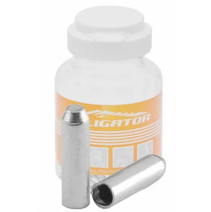 Фото №0 Наконечник троса диам. 1,0-1,8 мм, алюминиевый 1шт.