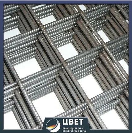 Фото №0 Сетка сварная ВР-1 100х100х5 Ст3сп