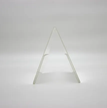 Фото №0 Менюхолдер двухсторонний для презентаций, (шалаш) 210*150мм, акрил