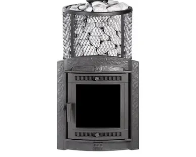 фото Печь для бани ПроМеталл Атмосфера XL сетка нерж. со стеклом