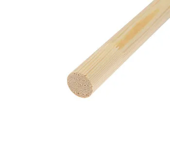 фото Круглый погонаж 2.1-2.2 м, 28 мм, сращенный, без сучков