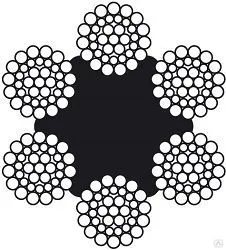 фото Канат стальной 43 мм ГОСТ 3079-80