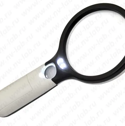 Фото №0 Лупа 3х с подсветкой (d=70мм)