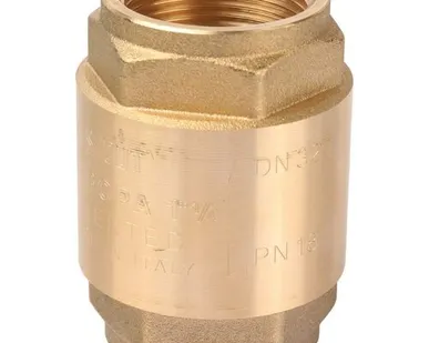 фото STOUT 1 1/4 Клапан обратный пружинный муфтовый с металлическим седлом