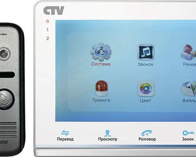 фото CTV-M2700 W Монитор цветного видеодомофона 7", цвет корпуса белый CTV