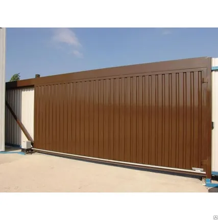 Фото №0 Откатные ворота