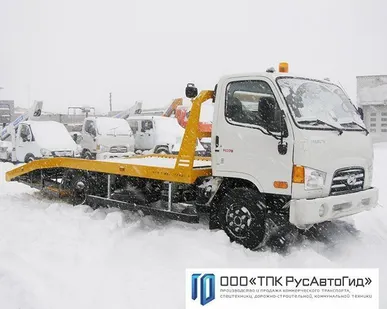 фото Эвакуатор Hyundai HD 78 с ломанной платформой