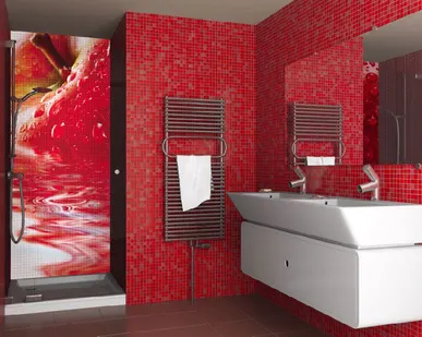 фото Фотопечать на стекломозаике