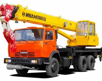 фото Автокран Ивановец 25 тонн 21 метр