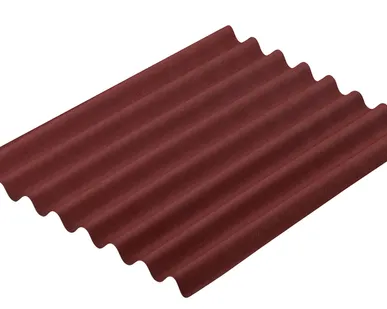 фото ОНДУЛИН (БЕЗ ГВОЗДЕЙ)950*2000,ЧЕРЕПИЦА КРАСНЫЙ