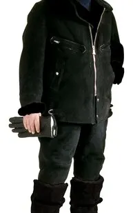 фото Куртка мужская меховая нагольная