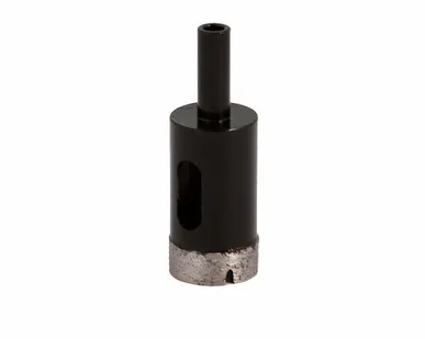 фото Коронка алмазная 20 мм по керамограниту Серебряная пайка GCB761 TRIO-DIAMOND