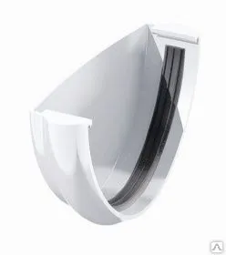 фото Заглушка желоба, белый VERAT