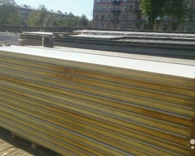 фото Сэндвич-панели Б/У 100 ппу, 4,4 м