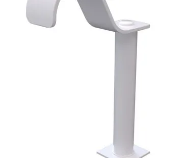 фото Кронштейн бетонируемый для крепления футбольных свободностоящих ворот