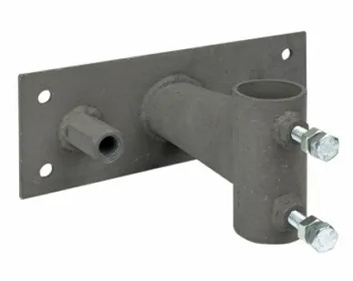 фото Держатель мачты молниеприемника к стене, D=40мм, вынос 100мм с гайкой PROxima