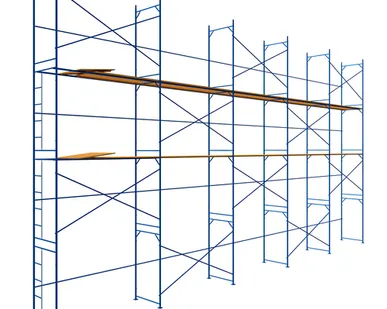 фото Леса рамные строительные ЛРС-40 8х15м (2 яруса)