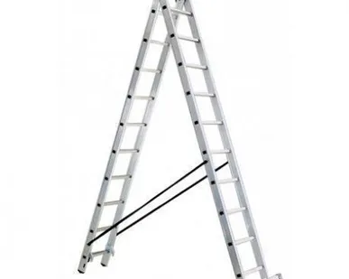 фото Двухсекционная профессиональная лестница Alpos 40-10