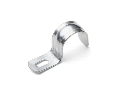 фото Скоба крепежная однолапковая СМО d60-63мм метал. оцинк. (уп.50шт) Fortisflex 69201