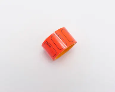 фото Ценник ролик. красный 20*30мм (100рол.) ЭКОНОМ