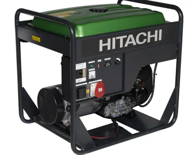 фото Генератор бензиновый трехфазный 380 В Hitachi E100(3P)