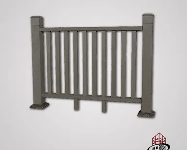 фото Забор из ДПК  Goodeck,                         цвет шоколад