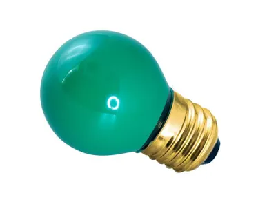 фото Лампа накаливания BL 10Вт E27 зел. NEON-NIGHT 401-114