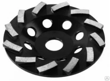 фото Чашка ЗУБР "ЭКСПЕРТ" ТУРБО алмазная сегментная, высота 22,2мм, 125мм