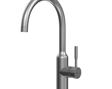 фото Смеситель Lemark Expert LM5079GMN для кухни с поворотным изливом