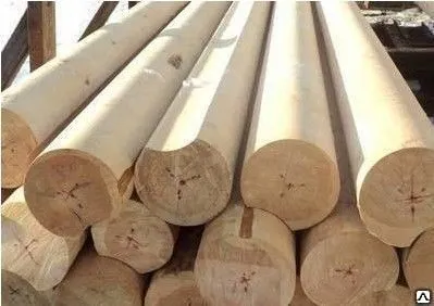 Фото №0 Оцилиндрованное бревно от 400 мм