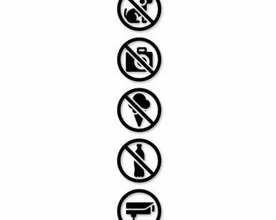 фото Набор круглых наклеек для витрин