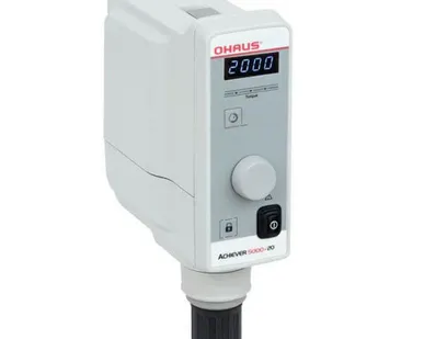 фото Мешалка верхнеприводная OHAUS Achiever 5000 e-A51ST020 (до 2000 об/мин., до 25 л., 10000 мПа•с)