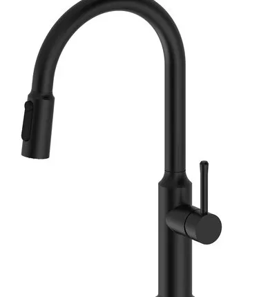 Фото №0 Смеситель для кухни Santek Пуро под фильтр, выдвижная лейка WH5A43028N001 черный