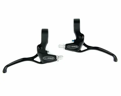 фото Тормоза Tektro Ручки тормозные Tektro, под "три пальца", алюминиевые, черные